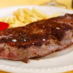 Carne «roja» sana y de León.